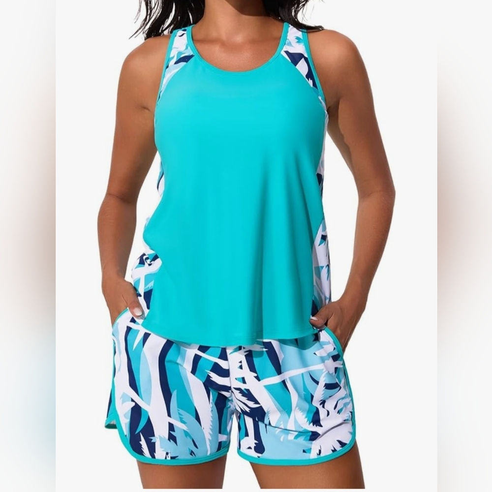 Women's Tankini Short Set NWT